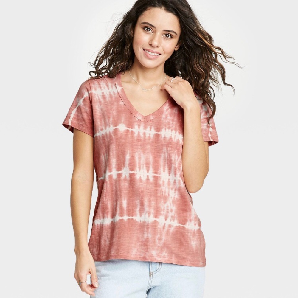 NWT tie dye v-neck top
